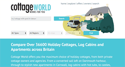 Desktop Screenshot of cottageworld.com